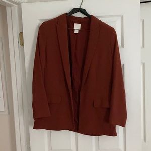 Rust Oversized H&M Blazer/Jacket